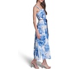 image:imageKarl Lagerfeld Womens Sleeveless Rope Belt Aline Maxi DressPorcelain Blue Multi