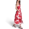 image:imageKarl Lagerfeld Womens Sleeveless Rope Belt Aline Maxi DressTomato Multi