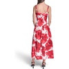 image:imageKarl Lagerfeld Womens Sleeveless Rope Belt Aline Maxi DressTomato Multi