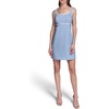 image:imageKarl Lagerfeld Womens Sleeveless Scoop Neck Sheath DressLight Blue Multi