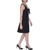 image:imageKarl Lagerfeld Womens Sleeveless Scuba Crepe Aline DressBlack