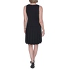 image:imageKarl Lagerfeld Womens Sleeveless Scuba Crepe Aline DressBlack