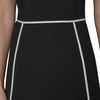 image:imageKarl Lagerfeld Womens Sleeveless Scuba Crepe Wear to Work Midi DressBlackSoft White