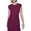 image:imageKarl Lagerfeld Womens Sleeveless Scuba Crepe Wear to Work Midi DressWineBlack
