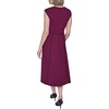 image:imageKarl Lagerfeld Womens Sleeveless Scuba Crepe Wear to Work Midi DressWineBlack