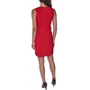 image:imageKarl Lagerfeld Womens Sleeveless Side Bows Scuba Crepe Sheath DressAdmiral Red