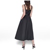 image:imageKarl Lagerfeld Womens Sleeveless Square Neck Midi DressBlack