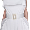 image:imageKarl Lagerfeld Womens Sleeveless Square Neck Midi DressSoft White