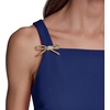 image:imageKarl Lagerfeld Womens Sleeveless Square Neck Scuba Crepe Bow Detail Sheath DressMaritime