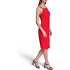 image:imageKarl Lagerfeld Womens Sleeveless Square Neck Scuba Crepe Bow Detail Sheath DressTomato