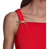 image:imageKarl Lagerfeld Womens Sleeveless Square Neck Scuba Crepe Bow Detail Sheath DressTomato