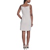 image:imageKarl Lagerfeld Womens Sleeveless Square Neck Soutache a Line Floral Detail DressBisque