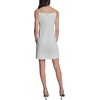 image:imageKarl Lagerfeld Womens Sleeveless Square Neck Soutache a Line Floral Detail DressSoft White