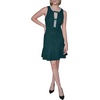image:imageKarl Lagerfeld Womens Sleeveless Stretch Texture Knit Tweed DressPine