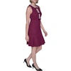 image:imageKarl Lagerfeld Womens Sleeveless Stretch Texture Knit Tweed DressWine