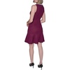 image:imageKarl Lagerfeld Womens Sleeveless Stretch Texture Knit Tweed DressWine