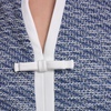 image:imageKarl Lagerfeld Womens Sleeveless VNeck Bow Aline Mini DressBlue MultiSoft White
