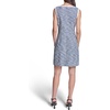 image:imageKarl Lagerfeld Womens Sleeveless VNeck Bow Aline Mini DressBlue MultiSoft White