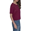 image:imageKarl Lagerfeld Womens Soft Everyday Essential Casual SweaterWine