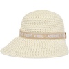 image:imageKarl Lagerfeld Womens St Tropez Straw Reader with LogoIvory