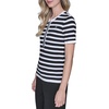 image:imageKarl Lagerfeld Womens Stripe Classic Fashion SweaterSoft WhiteBlack
