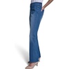 image:imageKarl Lagerfeld Womens Super Stretch Front Pocket JeanSteel Blue
