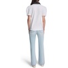 image:imageKarl Lagerfeld Womens Threaded Lace Rosette Buttons BlouseSoft White