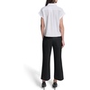 image:imageKarl Lagerfeld Womens Threaded Lace Rosette Buttons Poplin BlouseWhite