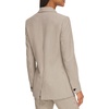 image:imageKarl Lagerfeld Womens Three Button Plaid Fitted BlazerBlack Soft White Multi