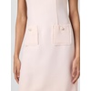 image:imageKarl Lagerfeld Womens Tweed Shift Dress with PocketsRose