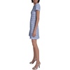 image:imageKarl Lagerfeld Womens Tweed Short Sleeve Round Neck Shift Mini DressFrench BlueSoft White