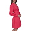 image:imageKarl Lagerfeld Womens V Neck Long Sleeve Mini a Line DressTeaberry
