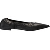 image:imageKarl Lagerfeld Womens Vinette Pointed Toe Ballet Flat with LogoBlack