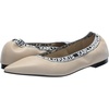image:imageKarl Lagerfeld Womens Vinette Pointed Toe Ballet Flat with LogoDusty Nude