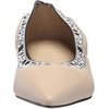 image:imageKarl Lagerfeld Womens Vinette Pointed Toe Ballet Flat with LogoDusty Nude