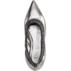 image:imageKarl Lagerfeld Womens Vinette Pointed Toe Ballet Flat with LogoPewter