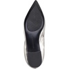image:imageKarl Lagerfeld Womens Vinette Pointed Toe Ballet Flat with LogoPewter