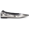 image:imageKarl Lagerfeld Womens Vinette Pointed Toe Ballet Flat with LogoPewter