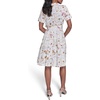 image:imageKarl Lagerfeld Womens Whimsical Short Sleeve Midi Dress with Front TieSoft White Multi