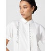 image:imageKarl Lagerfeld Womens Whimsical Tape Measure BlouseWhite