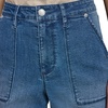 image:imageKarl Lagerfeld Womens Wide Leg Wide Pocket Super Stretch JeanSteel Blue