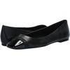 image:imageKarl Lagerfeld Womens Zayne Square Toe Ballet FlatBlack
