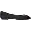image:imageKarl Lagerfeld Womens Zayne Square Toe Ballet FlatBlack