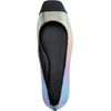 image:imageKarl Lagerfeld Womens Zayne Square Toe Ballet FlatMultiBlack