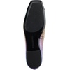 image:imageKarl Lagerfeld Womens Zayne Square Toe Ballet FlatMultiBlack