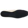 image:imageKarl Lagerfeld Womens Zayne Square Toe Ballet FlatNudeBlack