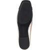 image:imageKarl Lagerfeld Womens Zayne Square Toe Ballet FlatWhite GoldBlack