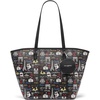 image:imageKARL LAGERFELD Womens Adele in Paris Tote BagBlack Multi Combo