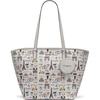 image:imageKARL LAGERFELD Womens Adele in Paris Tote BagWinter White Multi