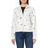 image:imageKARL LAGERFELD Womens Athleisure Sporty Allover Logo JacketSoft White